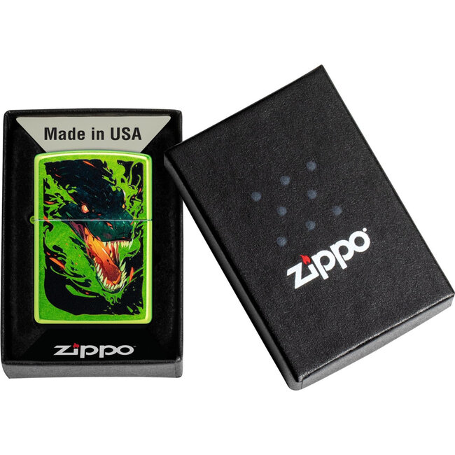 Aansteker Zippo Lurid Green Dragon