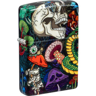 Zippo Aansteker Zippo Psychedelic Skull