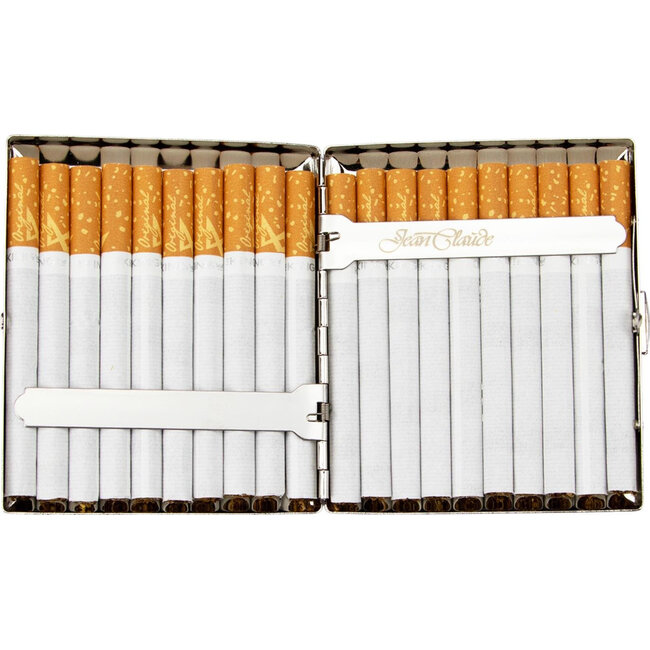 Cigarette Case Jean-Claude Chrome Coloured Bows