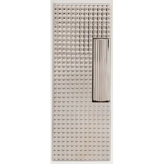 Dunhill Aansteker Dunhill Rollagas Hobnail Silver