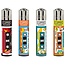 Set van 4 Clipper Aanstekers Music Lovers