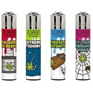 Clipper Set of 4 Clipper Lighters Herbhunter