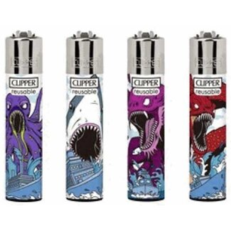 Clipper Set van 4 Clipper Aanstekers Sea Monsters