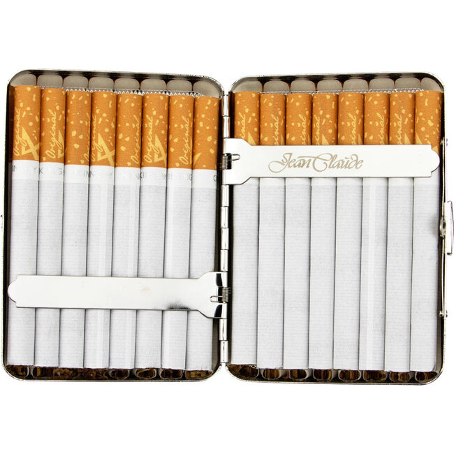 Cigarette Case Jean-Claude Brushed Chrome Ornament