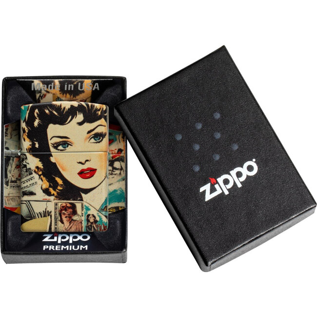 Aansteker Zippo Fifties Collage