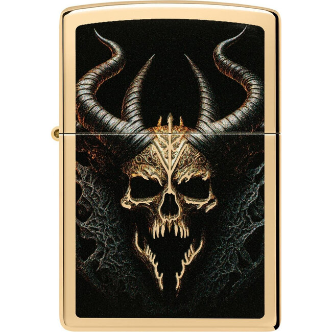 Aansteker Zippo Skull with Horns