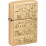 Lighter Zippo Armor Case Deep Carved Hieroglyphs