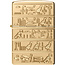 Aansteker Zippo Armor Case Deep Carved Hieroglyphs