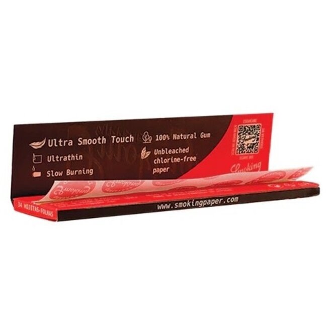 Smoking Kingsize Slim Supreme Brown Vloei Box