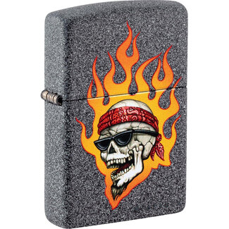 Zippo Aansteker Zippo Rick Rietveld Flame Skull
