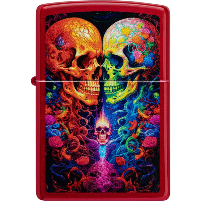 Aansteker Zippo Candy Apple Red Skulls