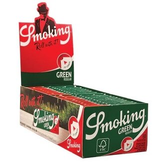 Smoking Smoking Green Short Rolling Paper Box