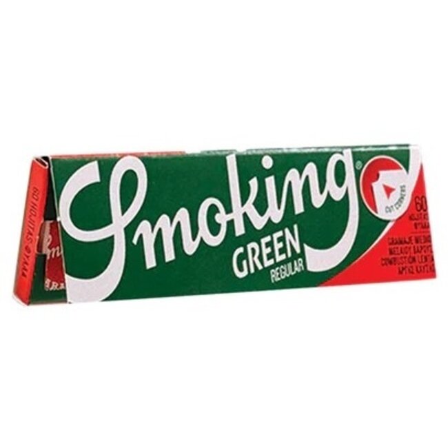 Smoking Green Short Vloei Box