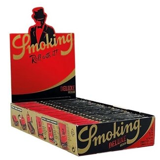 Smoking Smoking Deluxe Medium 1 1/4 Rolling Paper Box