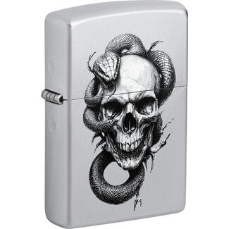 Zippo Aansteker Zippo Skull and Snake