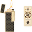 Lighter Colibri Continental Gold Pattern