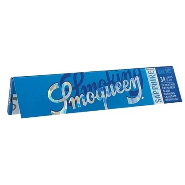 Smoking Smoqueen Sapphire Kingsize Rolling Paper Box