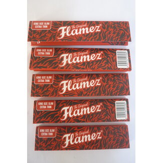 Flamez Flamez 5x Kingsize Vloei Slim Extra Thin