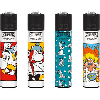 Clipper Set of 4 Clipper Lighters Asterix and Obelix