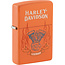 Aansteker Zippo Orange Matte Harley Davidson