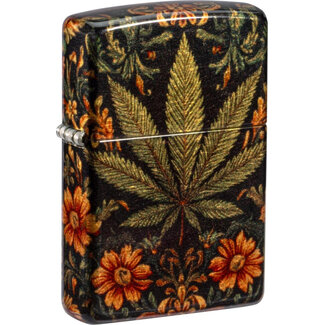 Zippo Lighter Zippo Leaf and Flowers