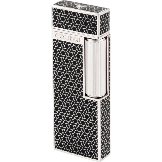 Lighter Colibri Continental Chrome Pattern