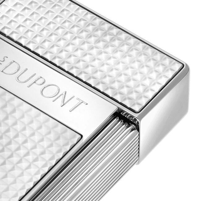 Lighter S.T. Dupont Biggy Biggy Diamond Head Silver