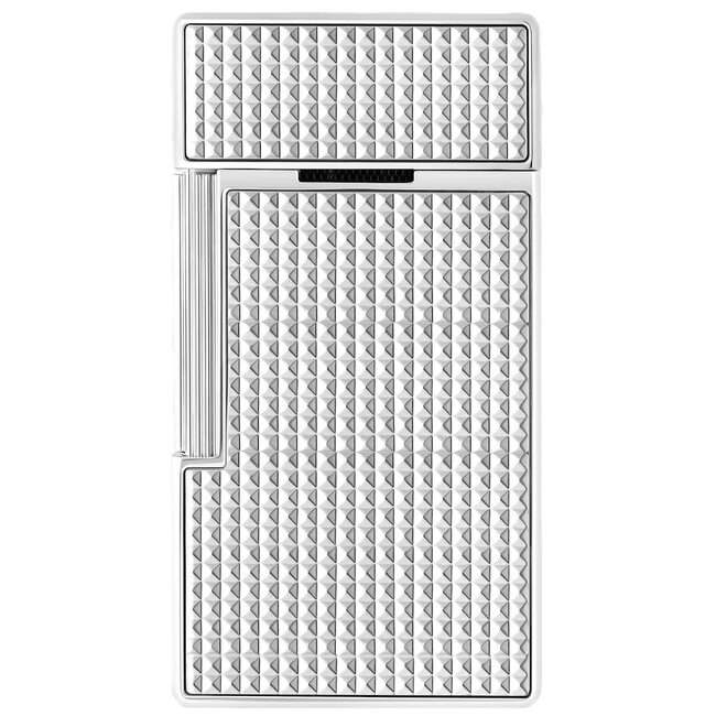 Aansteker S.T. Dupont Biggy Biggy Diamond Head Silver