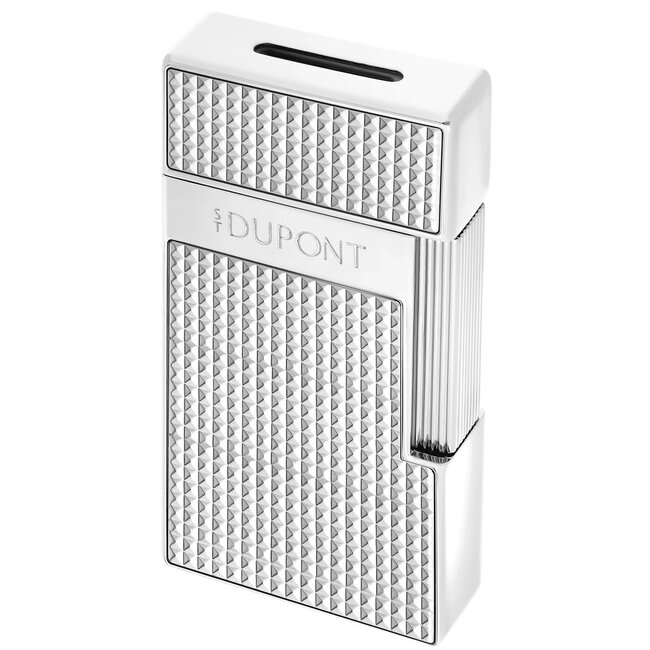 Aansteker S.T. Dupont Biggy Biggy Diamond Head Silver