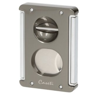 Caseti Cigar Cutter Caseti Multi Cut Anthracite Glossy Chrome