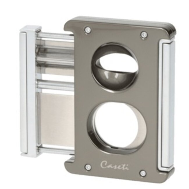 Cigar Cutter Caseti Multi Cut Anthracite Glossy Chrome
