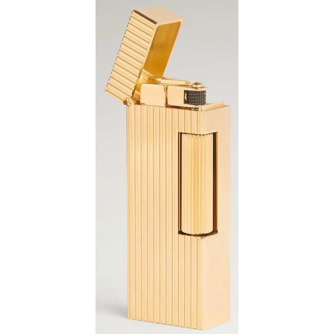 Aansteker Dunhill Rollagas Lines Gold Plated