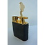 Aansteker Dunhill Unique Turbo Alligator Gold Plated Black