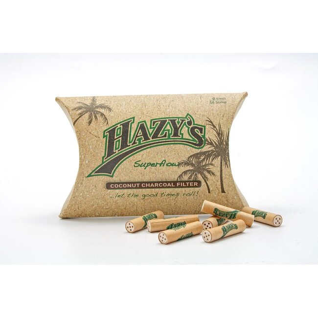 Hazy's 6 mm. Filters Coconut Charcoal