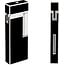 Lighter Colibri Continental Black & Chrome