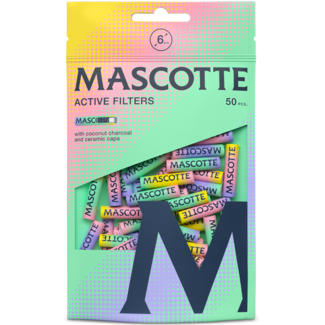 Mascotte Mascotte 6 mm. Active Filters Bag of 50 Bright Colors