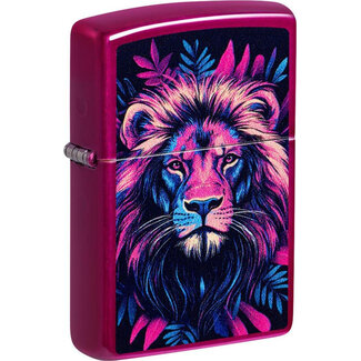 Zippo Aansteker Zippo Candy Raspberry Colorful Lion