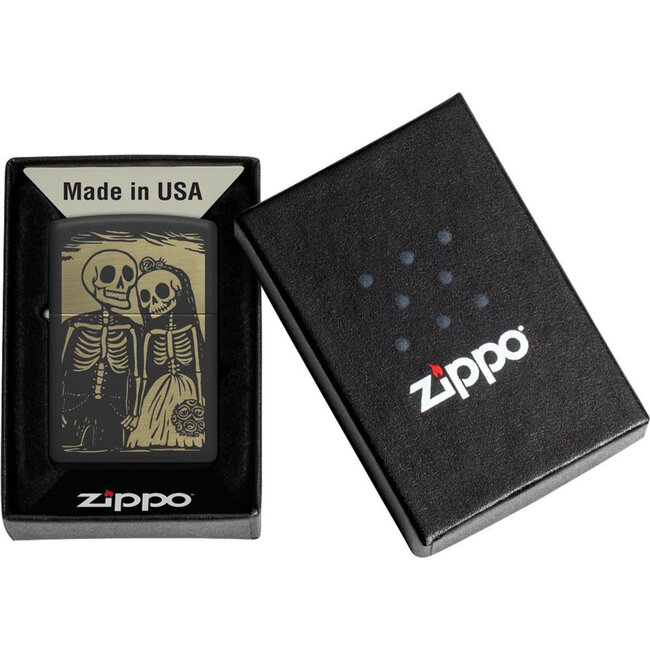 Aansteker Zippo Skeleton Couple