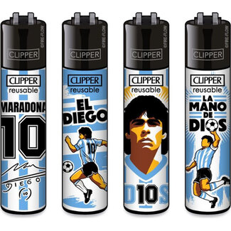 Clipper Set van 4 Clipper Aanstekers Maradona