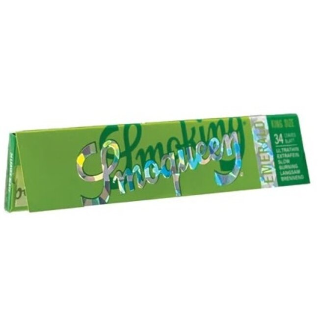 Smoking Smoqueen Emerald Kingsize Rolling Paper Box