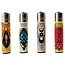 Set van 4 Clipper Aanstekers Astro Skulls