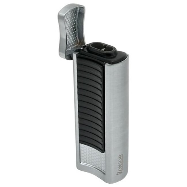 Lighter Ronson Passat Jetflame Chrome Satin Black