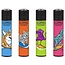 Set van 4 Clipper Aanstekers Surfing Animals