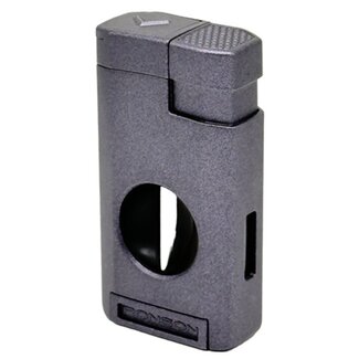 Ronson Lighter Ronson Thunder Triple Jetflame Grey