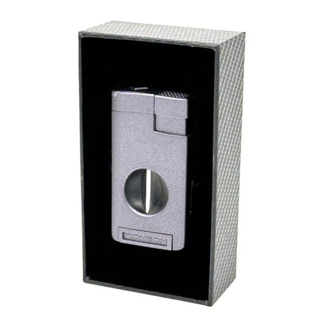 Aansteker Ronson Thunder Triple Jetflame Grey
