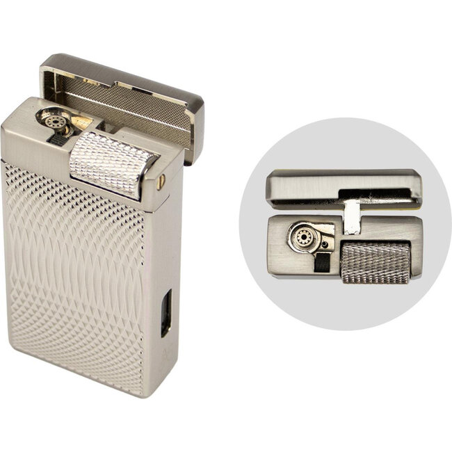 Aansteker Jean Claude Jerome Dual Flame Chrome