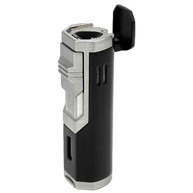 Lighter Ronson Chinook Triple Jetflame Black