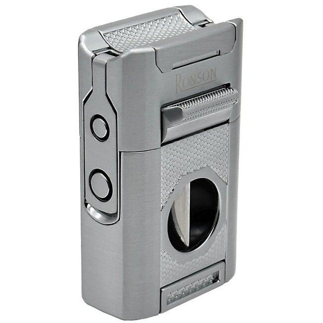 Aansteker Ronson Giant 4-Jetflame Chrome Brushed