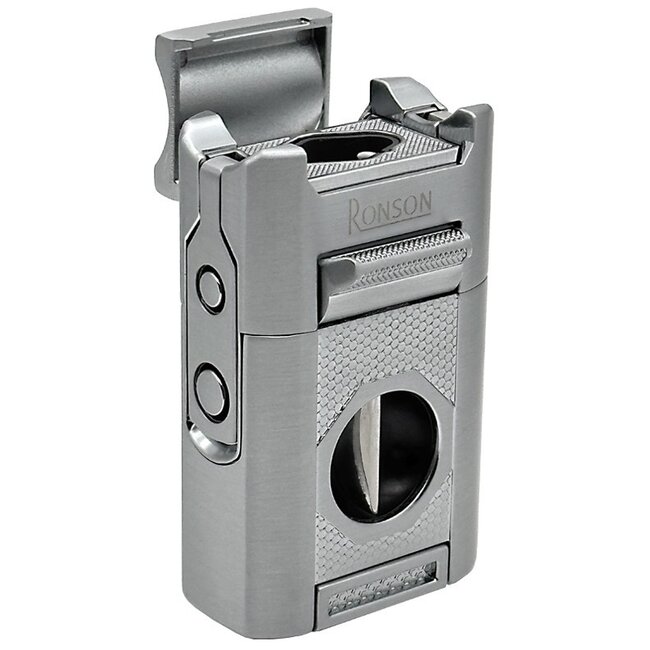 Aansteker Ronson Giant 4-Jetflame Chrome Brushed