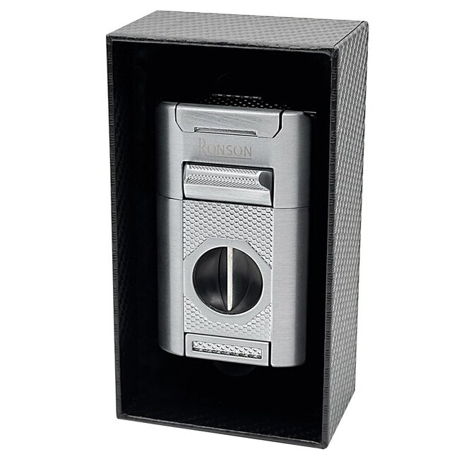 Aansteker Ronson Giant 4-Jetflame Chrome Brushed